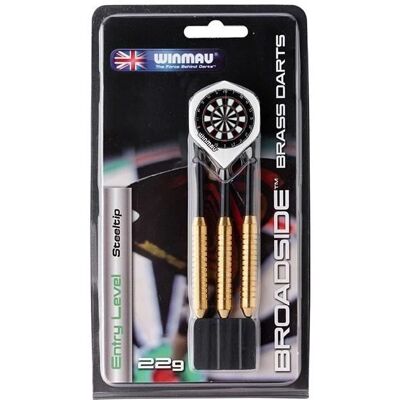 Winmau Messing Broadside Darts - 22g für Einsteiger Winmau Messing Broadside Darts - 22g für Einsteiger