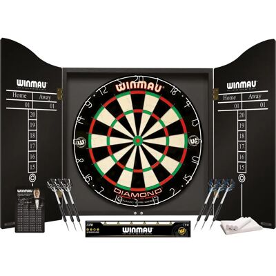 Winmau - Ammattilaisten Darts Setti ja Kaappi - Taulu, Darts, Kaappi Winmau - Ammattilaisten Darts Setti ja Kaappi - Taulu, Darts, Kaappi
