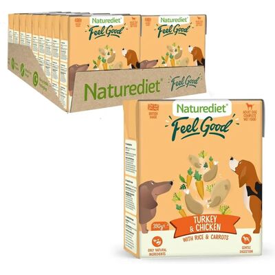 Naturediet Feel Good Adult - Turkey & Chicken - Saver Pack - Dog Food Naturediet Feel Good Adult - Turkey & Chicken - Saver Pack - Dog Food