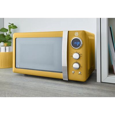 Swan SM22030CELN - Yellow - Microwave Swan SM22030CELN - Yellow - Microwave