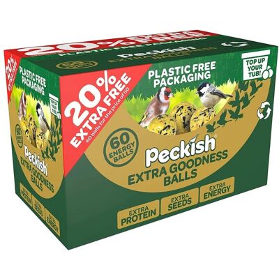 Peckish Extra Goodness Energy Birds - Box of 50 +20% Peckish Extra Goodness Energy Birds - Box of 50 +20%