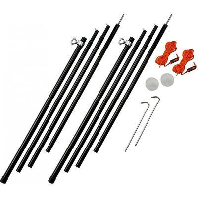 Vango Adjustable Steel King Canopy Poles 180-220cm Set Of 2 Vango Adjustable Steel King Canopy Poles 180-220cm Set Of 2