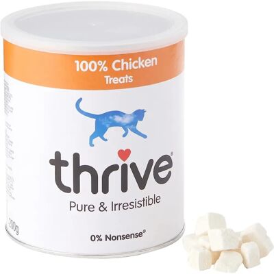 Thrive Ren & Oemotståndlig Kattsnacks 100% Kyckling 170g Thrive Ren & Oemotståndlig Kattsnacks 100% Kyckling 170g