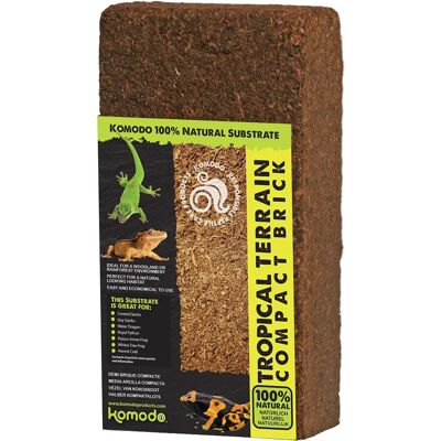 Brique Compacte de Terrain Tropical Komodo - Reptile Brique Compacte de Terrain Tropical Komodo - Reptile