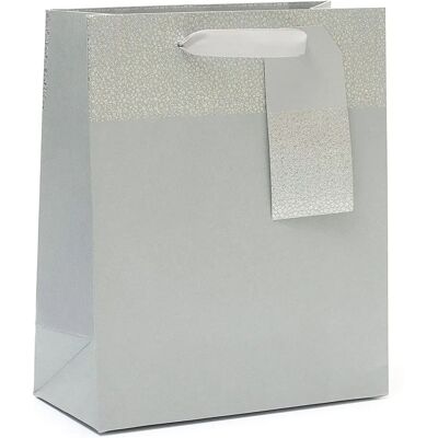 UK Greetings - 587375-0-1 - Argent - Sac cadeau UK Greetings - 587375-0-1 - Argent - Sac cadeau