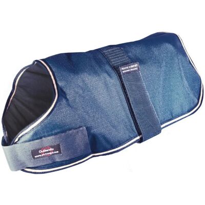 Outhwaite Dog Coat - Navy - 60cm Waterproof Lined Outhwaite Dog Coat - Navy - 60cm Waterproof Lined
