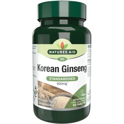 Natures Aid Korean Ginseng 40mg - Dietary Supplement Natures Aid Korean Ginseng 40mg - Dietary Supplement