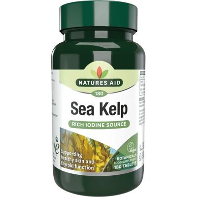 Natures Aid Sea Kelp - Iodine - 180 Tablets Natures Aid Sea Kelp - Iodine - 180 Tablets