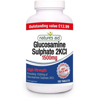 Natures Aid Glucosamine 1500mg Tablets - Dietary Supplement Natures Aid Glucosamine 1500mg Tablets - Dietary Supplement