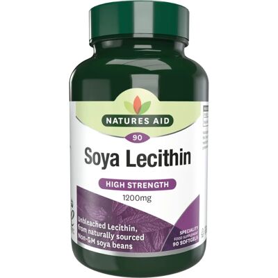 Natures Aid Natures Aid Lecithin 1200mg Softgels 90 - Dietary Supplement Natures Aid Natures Aid Lecithin 1200mg Softgels 90 - Dietary Supplement