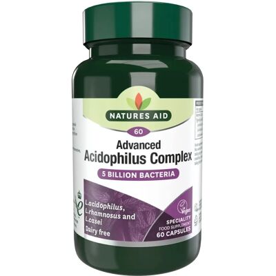 Natures Aid Advanced Acidophilus Complex - Probiotic Capsules Natures Aid Advanced Acidophilus Complex - Probiotic Capsules