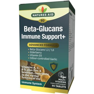 Natures Aid - Beta-Glucans Immune Support - 90 Tablets Natures Aid - Beta-Glucans Immune Support - 90 Tablets