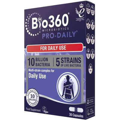 Natures Aid Pro-Daily - 10 Billion Bacteria, 5 Strains - Probiotic Capsules Natures Aid Pro-Daily - 10 Billion Bacteria, 5 Strains - Probiotic Capsules