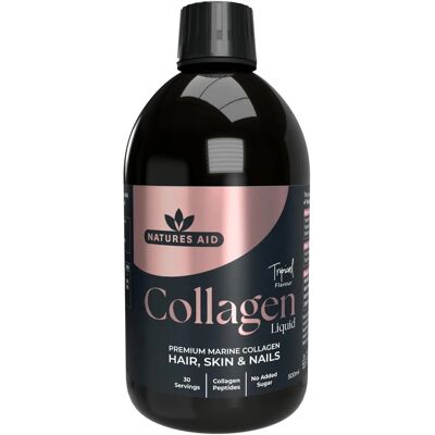 Nature's Aid Marine Collagen Liquid Tropical - Dietary Supplement Nature's Aid Marine Collagen Liquid Tropical - Dietary Supplement