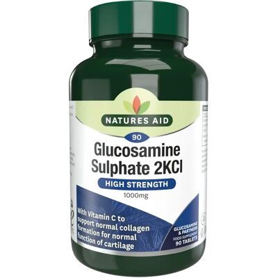 Natures Aid Glucosamine Sulphate 1000 mg - Collagen Support Natures Aid Glucosamine Sulphate 1000 mg - Collagen Support