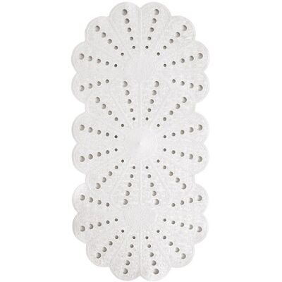 Showerdrape Petal Weiße Anti-Rutsch-Badewannenvorlage - Badewanneneinlage Showerdrape Petal Weiße Anti-Rutsch-Badewannenvorlage - Badewanneneinlage