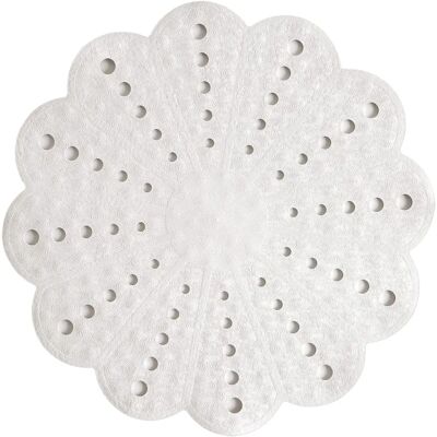 Showerdrape Petal White Anti-Slip Shower Mat - Shower Mat Showerdrape Petal White Anti-Slip Shower Mat - Shower Mat