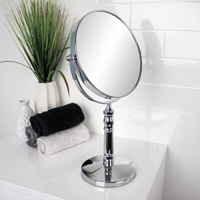 Showerdrape Rho Vanity Mirror 190Mm Dia. Silver 5x Magnification Showerdrape Rho Vanity Mirror 190Mm Dia. Silver 5x Magnification