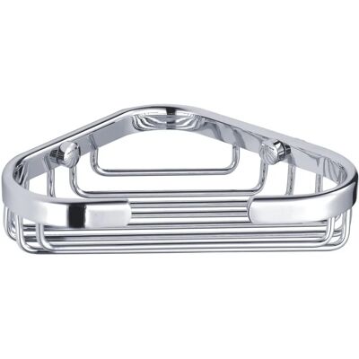 Showerdrape Clasico Stainless Steel Wall Mounted Small Corner Bathroom Shower Basket - Bathroom Shower Basket Showerdrape Clasico Stainless Steel Wall Mounted Small Corner Bathroom Shower Basket - Bathroom Shower Basket
