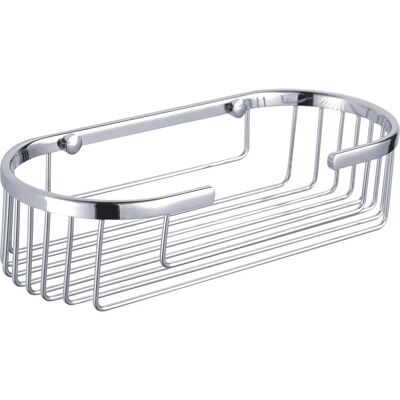 Showerdrape Clasico Wall Mounted Stainless Steel Oval Basket - Bathroom Shower Basket Showerdrape Clasico Wall Mounted Stainless Steel Oval Basket - Bathroom Shower Basket