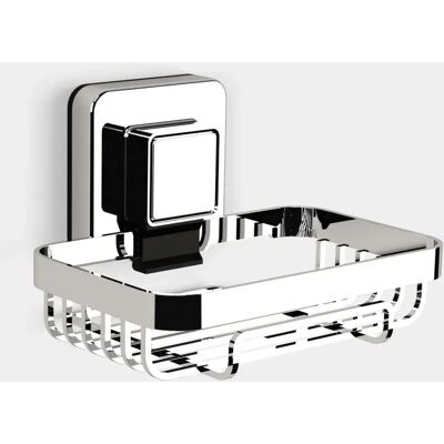 Showerdrape Pushloc Stainless Steel Suction Wall Mounted Soap Basket - Soap Basket Showerdrape Pushloc Stainless Steel Suction Wall Mounted Soap Basket - Soap Basket