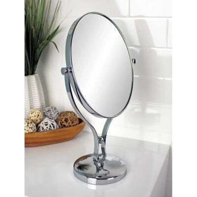 Showerdrape Triton - 5x Magnifying Chrome Oval Makeup Mirror Showerdrape Triton - 5x Magnifying Chrome Oval Makeup Mirror