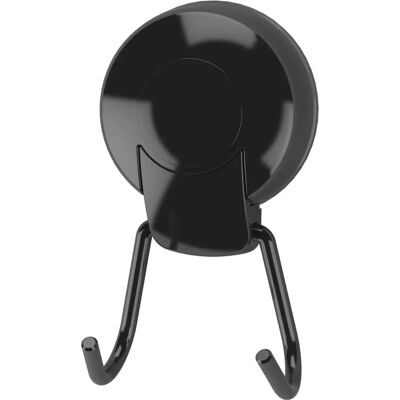 Showerdrape Black Twin Robe Hook - Bathroom Accessories Showerdrape Black Twin Robe Hook - Bathroom Accessories
