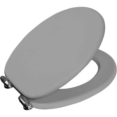 Showerdrape Norfolk Toilet Seat Grey Soft Close - Toilet Seat Showerdrape Norfolk Toilet Seat Grey Soft Close - Toilet Seat