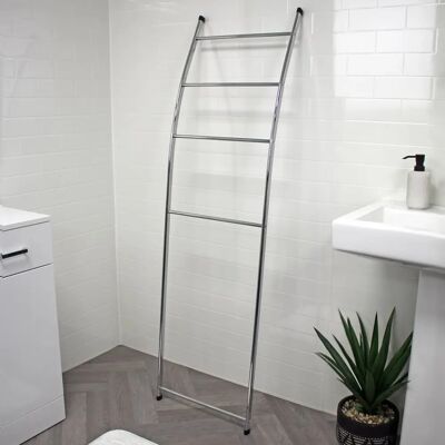 Showerdrape - Apex - Matte Black - Universal Size - Towel Rail Ladder Showerdrape - Apex - Matte Black - Universal Size - Towel Rail Ladder