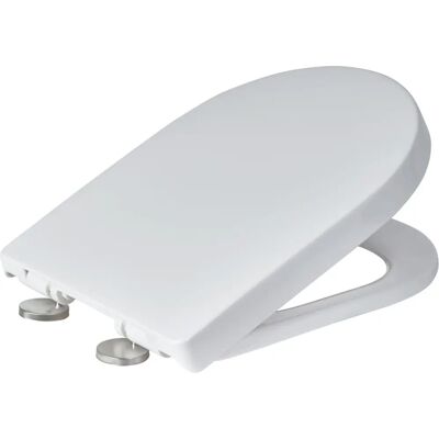 Showerdrape Detroit Weißer D-förmiger Soft-Close Toilettensitz - Toilettensitz Showerdrape Detroit Weißer D-förmiger Soft-Close Toilettensitz - Toilettensitz