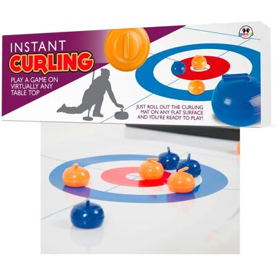 Funtime Indoor Curling Game - Family Fun Compact Portable Funtime Indoor Curling Game - Family Fun Compact Portable