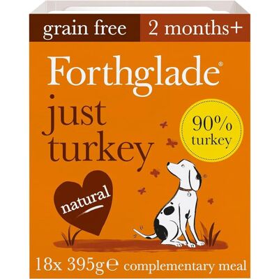 Forthglade Turkey Grain Free Dog Food - 18 x 395g Forthglade Turkey Grain Free Dog Food - 18 x 395g