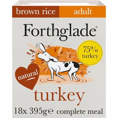 Forthglade Forthglade Complete Meal Adult Turkey Brown Rice - 395g x 18 Forthglade Forthglade Complete Meal Adult Turkey Brown Rice - 395g x 18