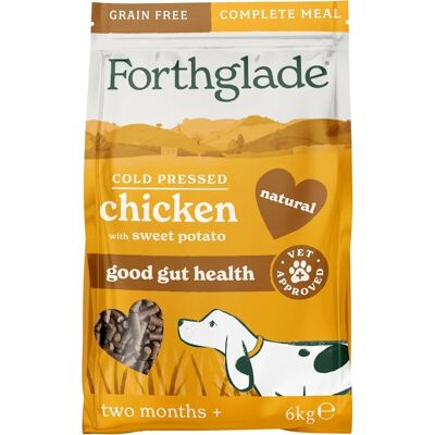 Forthglade Chicken Grain Free Cold Pressed Dog Food - 6kg Forthglade Chicken Grain Free Cold Pressed Dog Food - 6kg