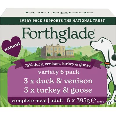 Forthglade Turkey Goose Duck Venison Grain Free Variety Pack Dog Food - Dog Food Forthglade Turkey Goose Duck Venison Grain Free Variety Pack Dog Food - Dog Food