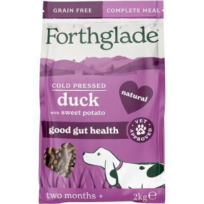 Forthglade Duck Grain-Free Cold Pressed Dog Food - 2.5kg Forthglade Duck Grain-Free Cold Pressed Dog Food - 2.5kg
