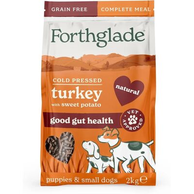 Forthglade Complete Natural Dry Cold Pressed Small Dog Food Turkey - Dog Food Forthglade Complete Natural Dry Cold Pressed Small Dog Food Turkey - Dog Food