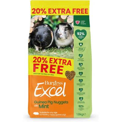 Burgess Excel - Burgess Excel - Mint - 1.8kg - Pet Food Burgess Excel - Burgess Excel - Mint - 1.8kg - Pet Food