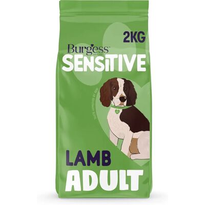 Burgess Lamb Rice Sensitive Dog Food 2kg Burgess Lamb Rice Sensitive Dog Food 2kg