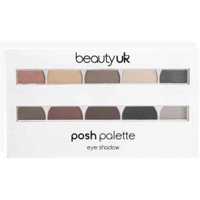 BeautyUK Beauty UK Posh Palette Stor Øyenskyggepalett Nr. 2 - Øyenskyggepalett BeautyUK Beauty UK Posh Palette Stor Øyenskyggepalett Nr. 2 - Øyenskyggepalett