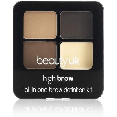 BeautyUK Eyebrow Kit - 3 Shades Powder, Wax, Tweezers - Long Lasting BeautyUK Eyebrow Kit - 3 Shades Powder, Wax, Tweezers - Long Lasting