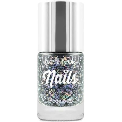 BeautyUK Midnattshimmel Svart Glitter Neglelakk - Neglelakk BeautyUK Midnattshimmel Svart Glitter Neglelakk - Neglelakk