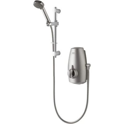 Aqualisa - Aquastream Thermostatic Mixer - Satin Chrome - Shower Aqualisa - Aquastream Thermostatic Mixer - Satin Chrome - Shower