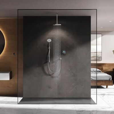 Aqualisa - Optic Q Smart Shower - Ceiling-fixed overhead - Shower Aqualisa - Optic Q Smart Shower - Ceiling-fixed overhead - Shower