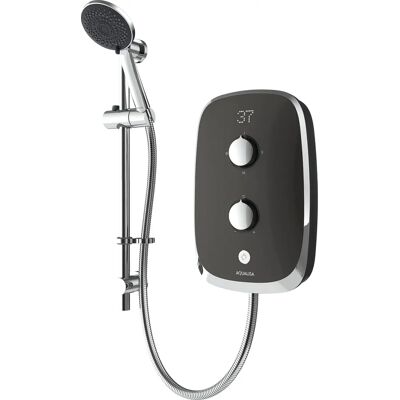 Aqualisa Emotion 8.5kw Electric Shower - Space Grey & Black Aqualisa Emotion 8.5kw Electric Shower - Space Grey & Black