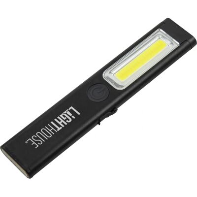 Lighthouse HL-WL2138 Lampe de poche LED rechargeable - Compacte, 200 lumens, 30m - Publicité Lighthouse HL-WL2138 Lampe de poche LED rechargeable - Compacte, 200 lumens, 30m - Publicité