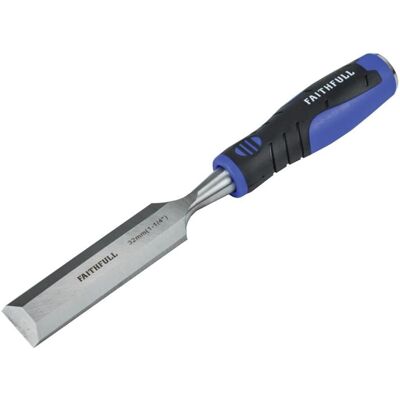 Faithfull FAIWCSG32 Soft Grip Bevel Edge Chisel 32mm - Chisel Faithfull FAIWCSG32 Soft Grip Bevel Edge Chisel 32mm - Chisel