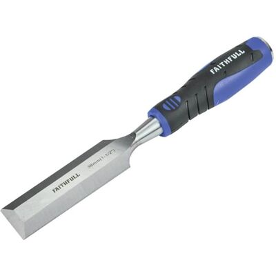 Faithfull FAIWCSG38 Soft Grip Bevel Edge Chisel - Woodworking Tool Faithfull FAIWCSG38 Soft Grip Bevel Edge Chisel - Woodworking Tool