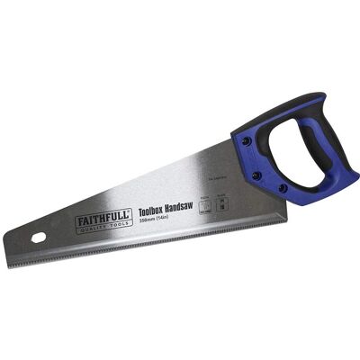 Faithfull Faithfull FAISAWTB14 Toolbox Hardpoint Handsaw - 350mm - 16 TPI Faithfull Faithfull FAISAWTB14 Toolbox Hardpoint Handsaw - 350mm - 16 TPI