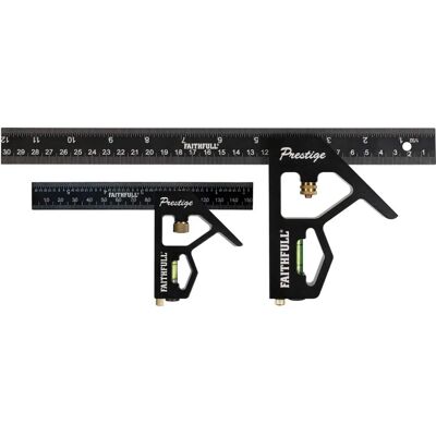 Faithfull Marke Kombinationsmaßband Doppelpack 150mm & 300mm - Winkelmesser Faithfull Marke Kombinationsmaßband Doppelpack 150mm & 300mm - Winkelmesser